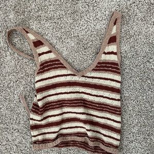 Free people striped tank top